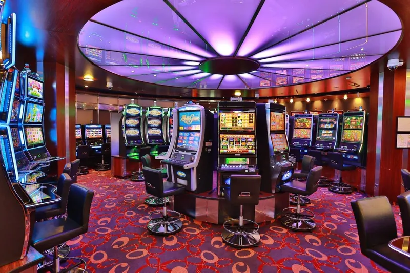Automatenbereich im Casino Linz