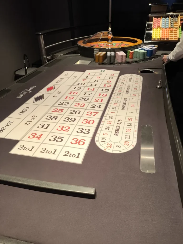 Roulettetisch im Casino Linz