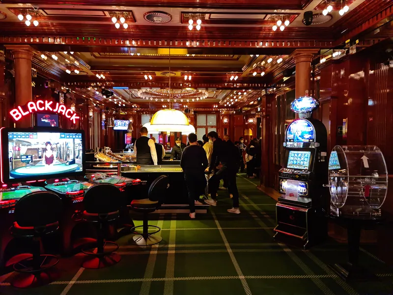 Blackjackbereich im Casino Wien