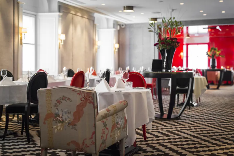 Restaurantbereich im Casino Wien